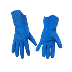 Luva de Látex Danny Silver Grip Azul 9/G