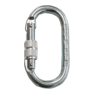 Mosquetão de Segurança Aço Carbono Dully Trava Dupla 18MM