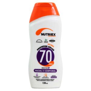 Protetor Solar FPS 70 Nutriex Facial e Corporal 120ml
