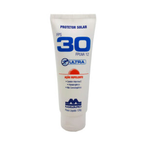 Protetor Solar FPS 30 Mavaro Ultra com Repelente 120G