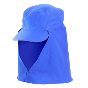 Touca Árabe Brascamp em Brim com Aba Azul com Velcro