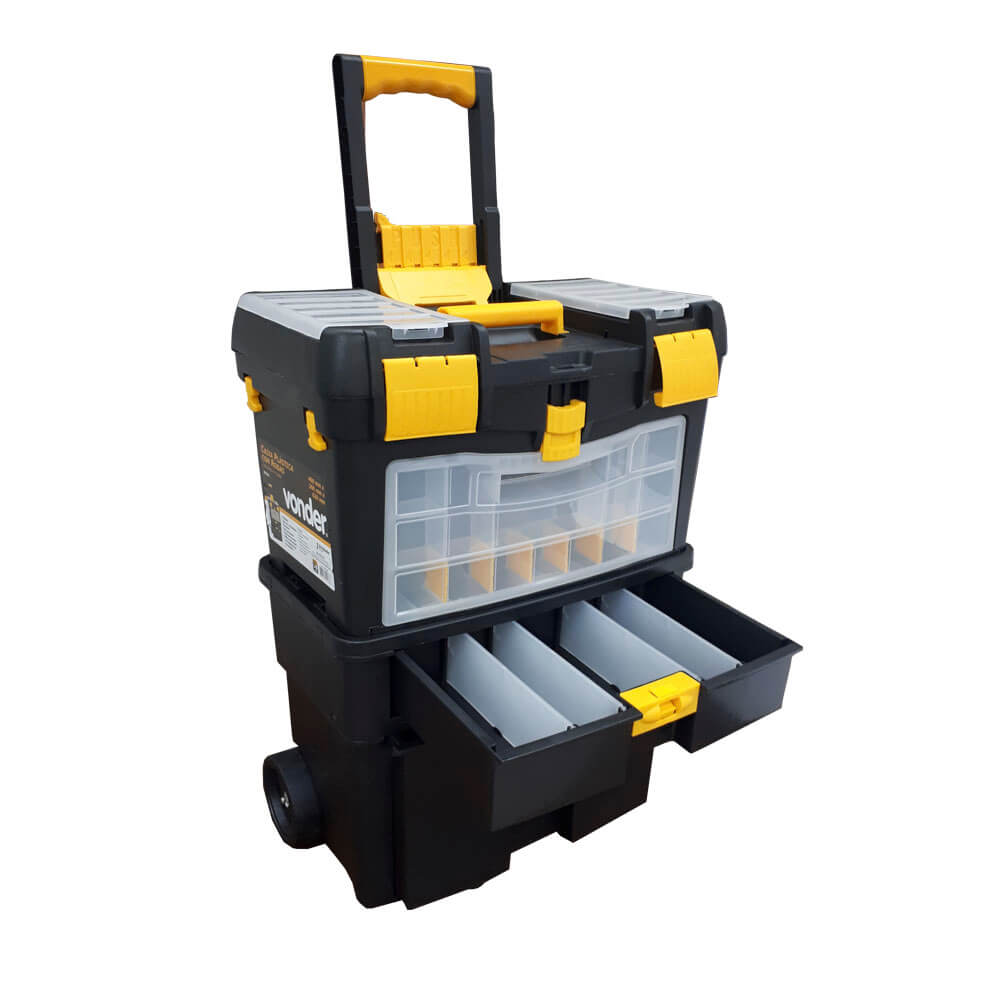 Caixa Plástica para Ferramentas Vonder CRV0100 com Roda