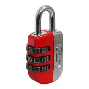 Cadeado com Segredo Stam Life Colors 20mm Vermelho