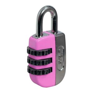 Cadeado com Segredo Stam Life Colors 20mm Rosa